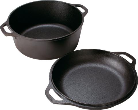 Lodge Dubbel Gjutjärnsgryta 4,73L