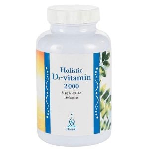 Holistic D3-vitamin 2000 IE (90 kapslar)