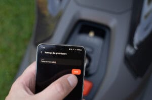 Husqvarna Automower 410XE Nera parkoppling