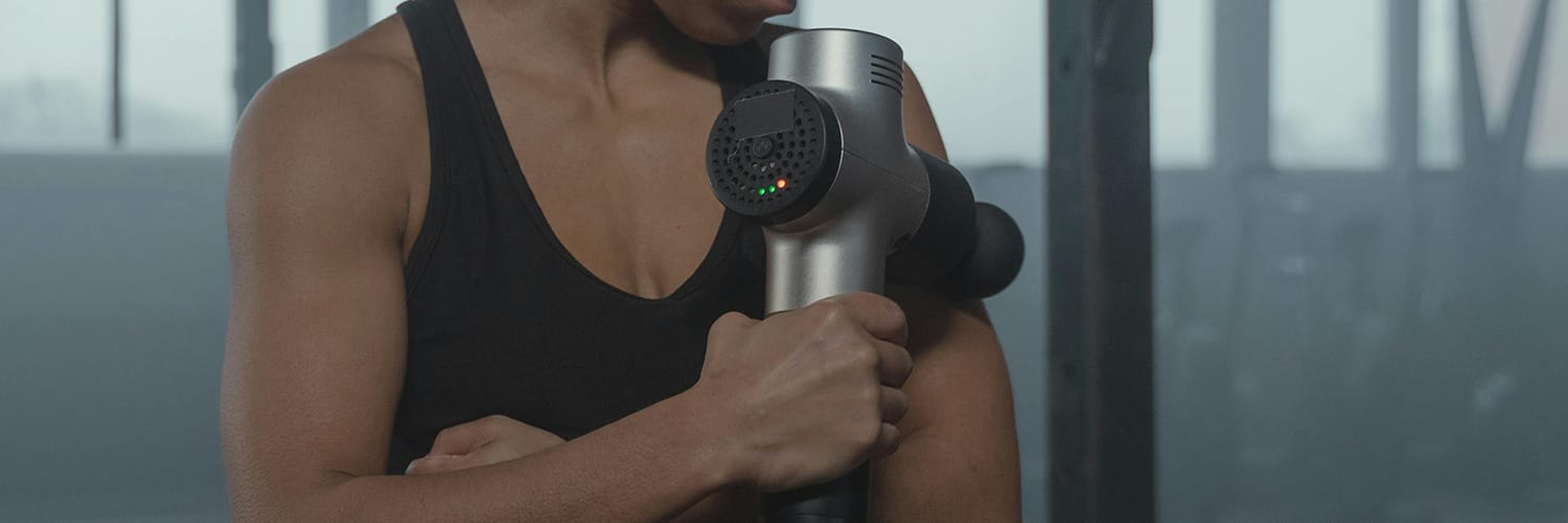 Använda massagepistolen som idrottare