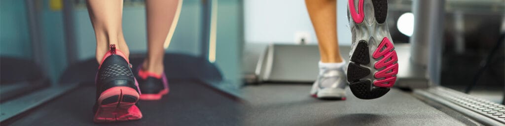 Skillnaden mellan gåband och löpband
