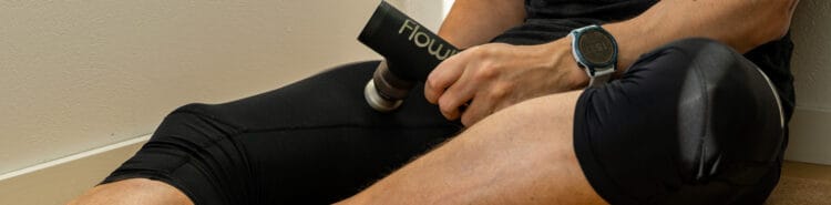 Massagepistol används av idrottare