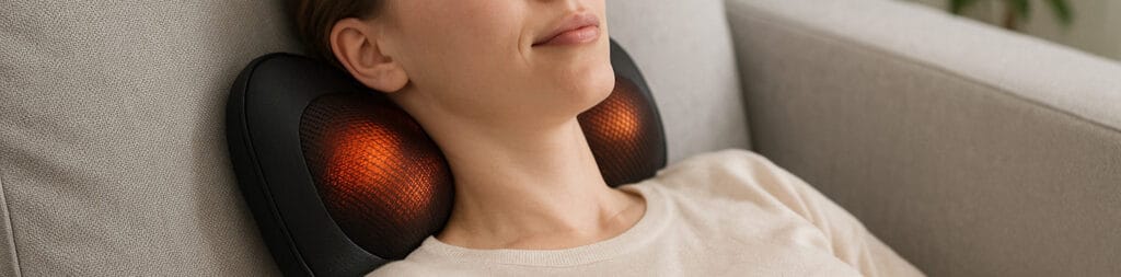 Bästa position och ställning för massagekudden i soffan
