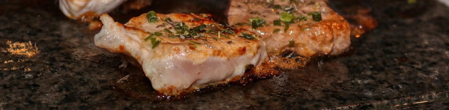 Grillplatta i natursten på raclettegrill