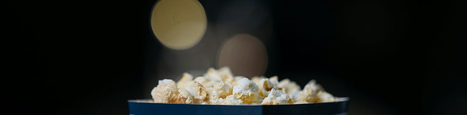 Popcorn hemmabiokänsla