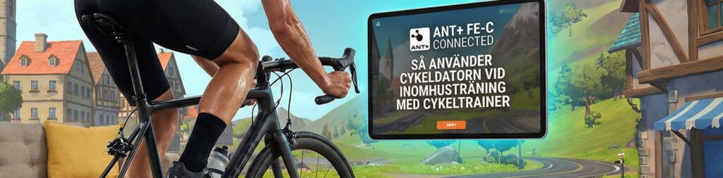 Så använder cykeldatorn vid inomhusträning med cykeltrainer