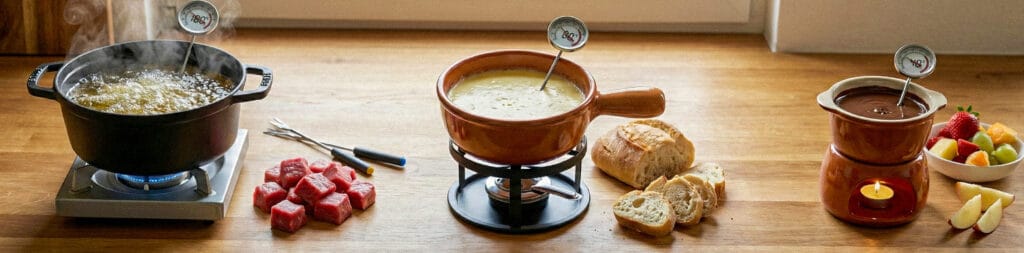 Så mycket värme behövs för olika typer av fondue
