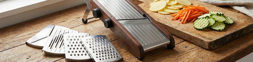 Så fungerar en mandolin – blad, tjocklek och säkerhet