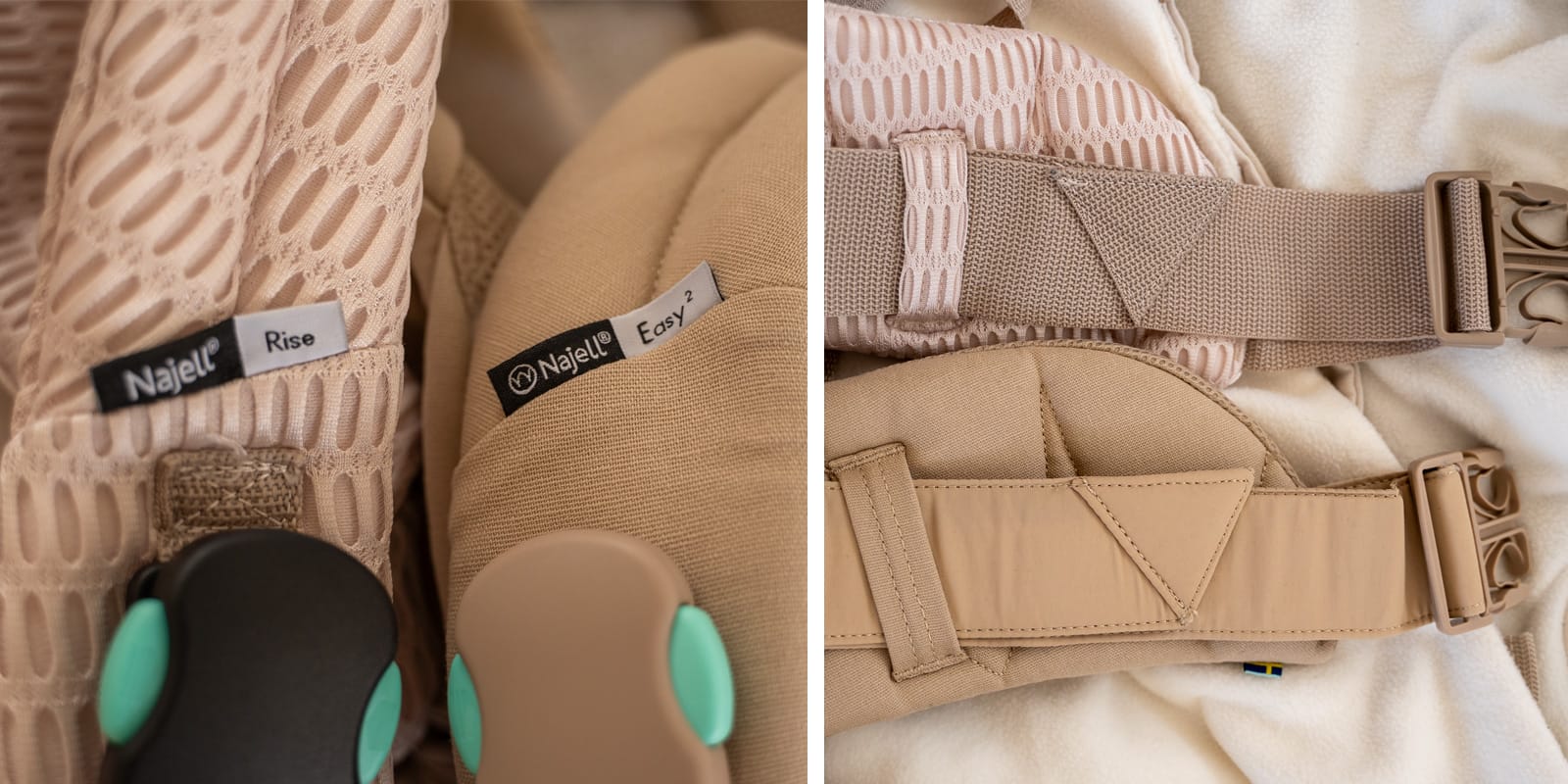 Najell Easy Vol.2 vs Rise - material och spänne