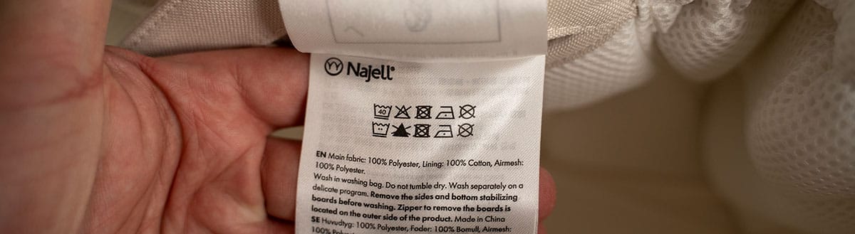 Najell SleepCarrier 5 med tvättlapp och råd
